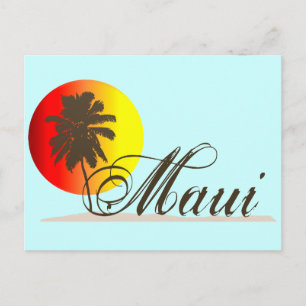 Maui Hawaii Souvenir Postkarte
