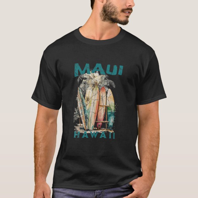 Maui Hawaii T Shirt (Vorderseite)