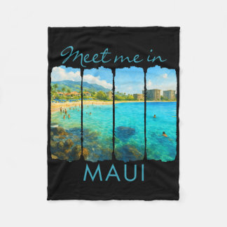 Maui Hawaii Traveling Trip Brushstroke Meet Me In Fleecedecke