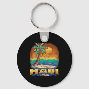 Maui Hawaii Vintag Distressed Souvenir Schlüsselanhänger