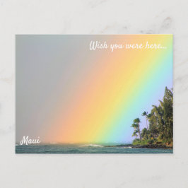 Maui Rainbow Postcard Postkarte