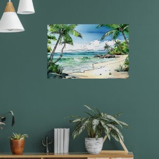 Maui Secret Beach Poster