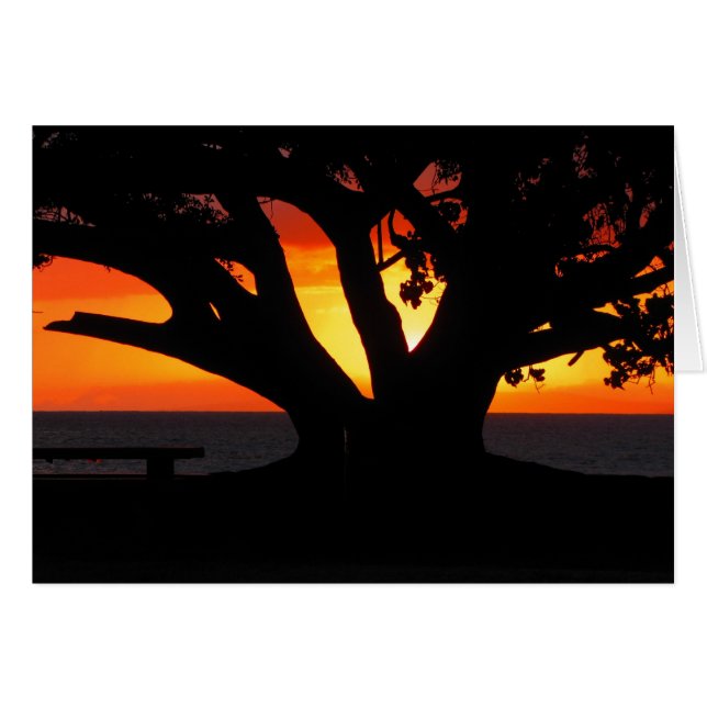 Maui Sonnenuntergang (Vorderseite (Horizontal))