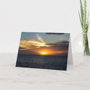 Maui-Sonnenuntergang Karte