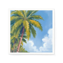 Maui-Strand-Palmen-Malerei