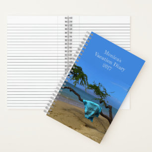 Maui-Strandnotizbuch mit Ihrem Namen Notizbuch