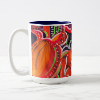 Maui Sunset Sea Turtles Zweifarbige Tasse