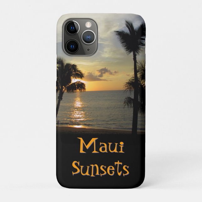 Maui Sunsets Case-Mate iPhone Hülle (Rückseite)