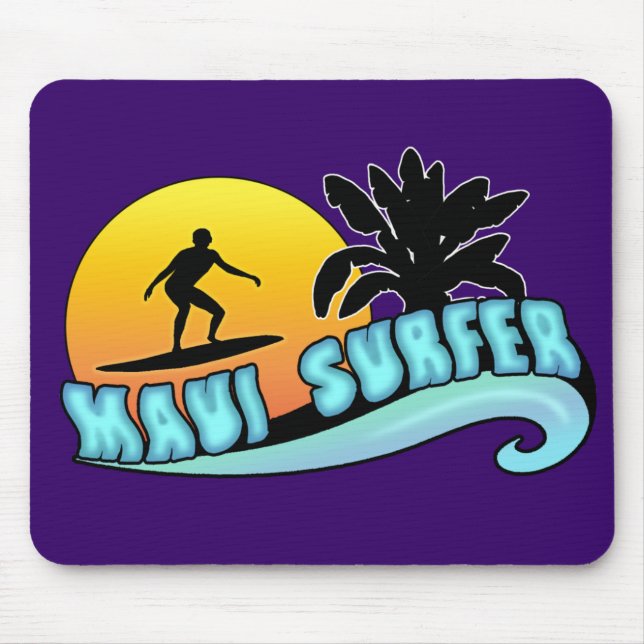 Maui Surfer Mousepad (Vorne)