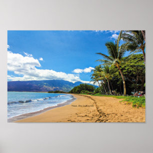 Maui, The Valley Isle, Hawaii Poster