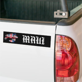 MAUI - Tribal Honu HIFlag Autoaufkleber
