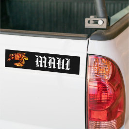 MAUI - Tribal Honu Lava Autoaufkleber