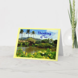 Maui Tropical Gardens, denken Sie an Sie Karte