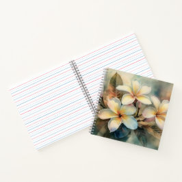 Maui Yellow Plumeria Notebook Notizbuch