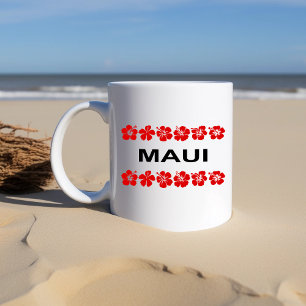 MauiAloha Blume versieht Licht-Farbe mit einem Kaffeetasse