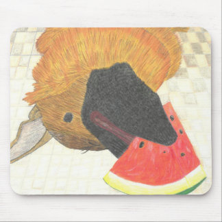 Maul des Hundes und Wassermelone-Mauspad Mousepad