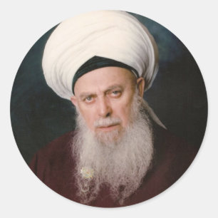 Maulana Sheik Shaykh Sayyid Nazim al-Haqqani Runder Aufkleber