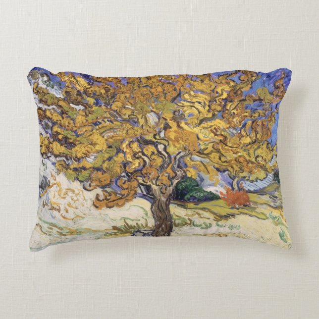Maulbeerbaum Vincent van Goghs |, 1889 Zierkissen (Vorderseite)
