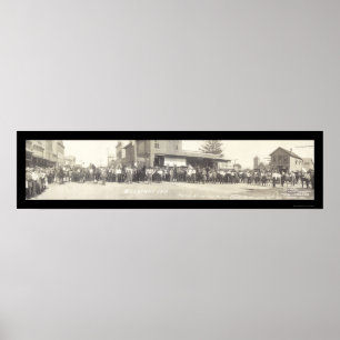 Maulbeere IN Pferdeshow-Foto 1910 Poster