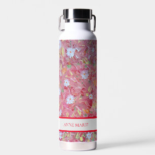 Maulbeere Red Floral Custom Water Flasche