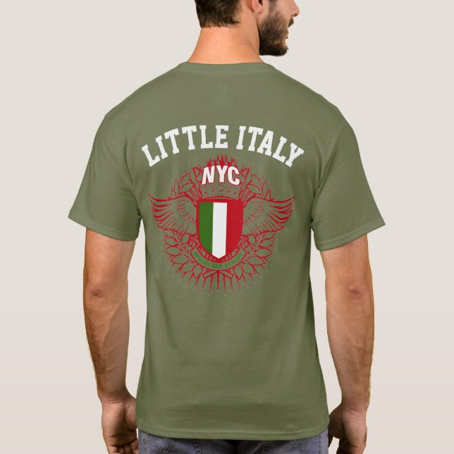 Maulbeerstraße NYC wenig Italien-Shirt T-Shirt (Rückseite)