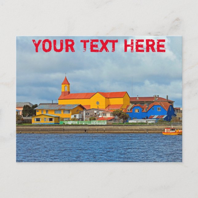 Maullin, Chile, anpassbare Postkarte (Vorderseite)