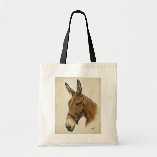 Maultier-Leinwand-Taschen-Tasche Tragetasche (Vorne)