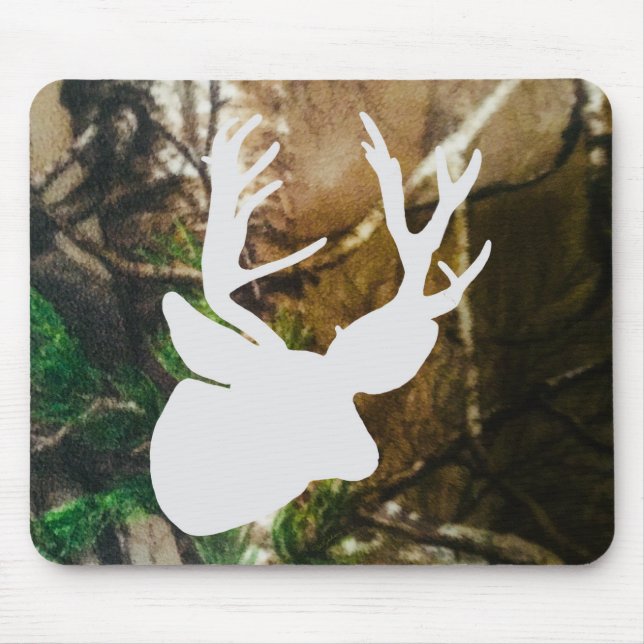 Maultier-Rotwild-Dollar auf Mousepad (Vorne)