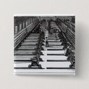 Maultier-Spinnen Button