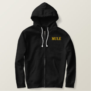 MAULTIERE BESTICKTER HOODIE