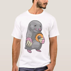 Maulwurf-Donut T-Shirt