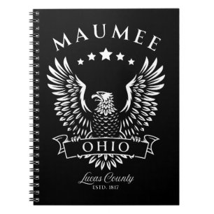 Maumee Lucas Landkreis Ohio Vintag Eagle Notizblock