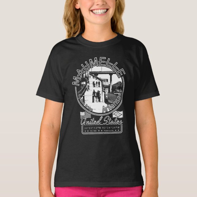 MAUMELLE CITY ARKANSAS - GROSSE DAM BRIDGE T-Shirt (Vorderseite)