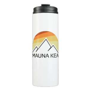 Mauna Kea Hawaii Retro Thermosbecher