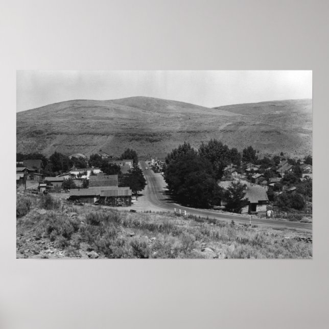 Maupin, Oregon Town View Business Section Poster (Vorne)