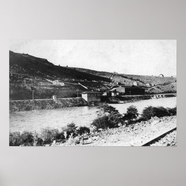 Maupin, Oregon und Deschutes River View Poster (Vorne)