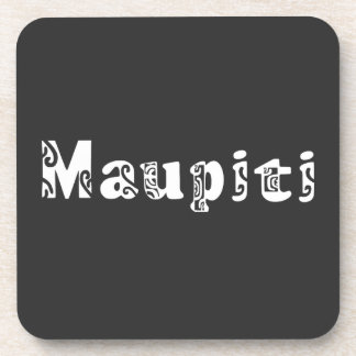 MAUPITI (weiß) Getränkeuntersetzer