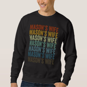 Maurer Ehefrau Freimaurerei Meister Freimaurer Sweatshirt