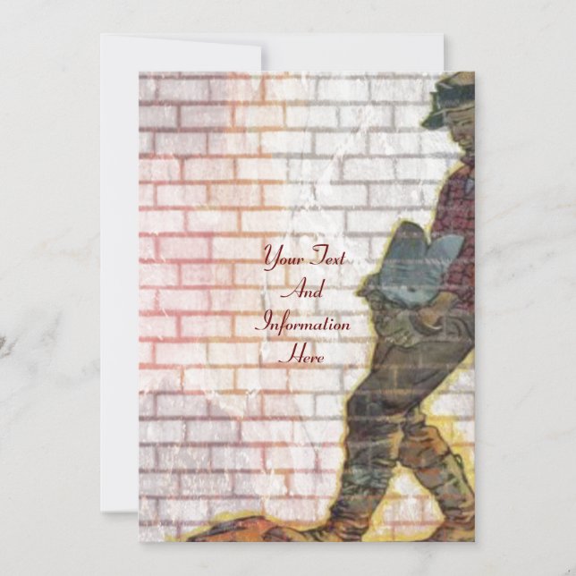 Maurer-Einladung Einladung (Vorderseite)