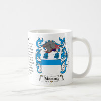 Maurer-Familien-Wappen Tasse