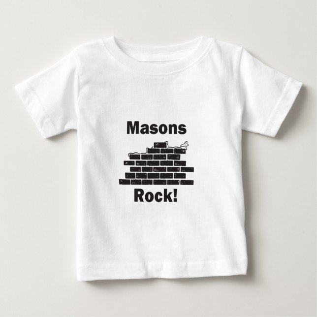 Maurer-Felsen Baby T-shirt (Vorderseite)