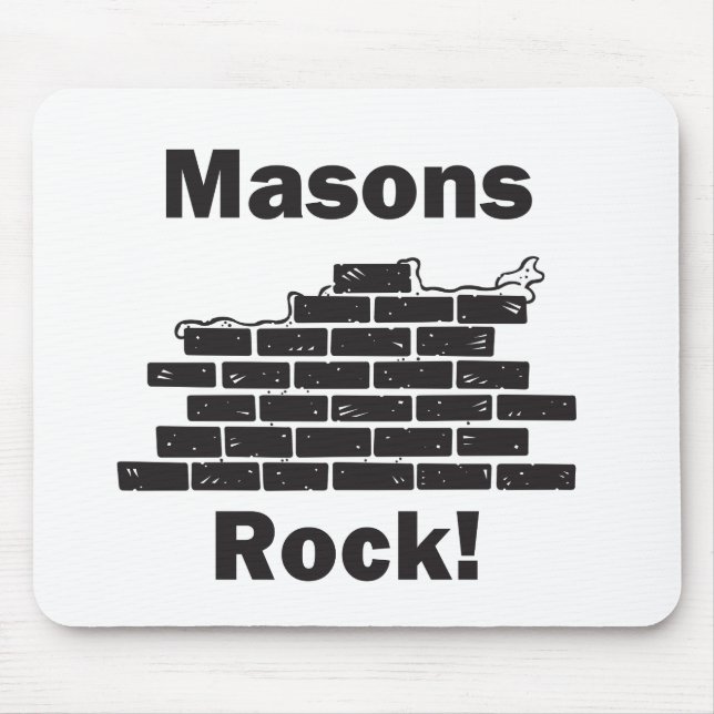 Maurer-Felsen Mousepad (Vorne)