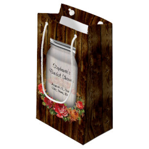 Maurer-Glas-Blumewreath-Brautparty Kleine Geschenktüte
