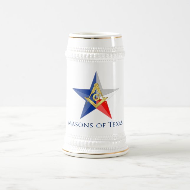 Maurer von Texas Stein Bierglas (Mittel)