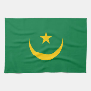 Mauretanien Alte Flagge Geschirrtuch