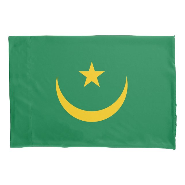 Mauretanien Alte Flagge Kissenbezug (Vorderseite)