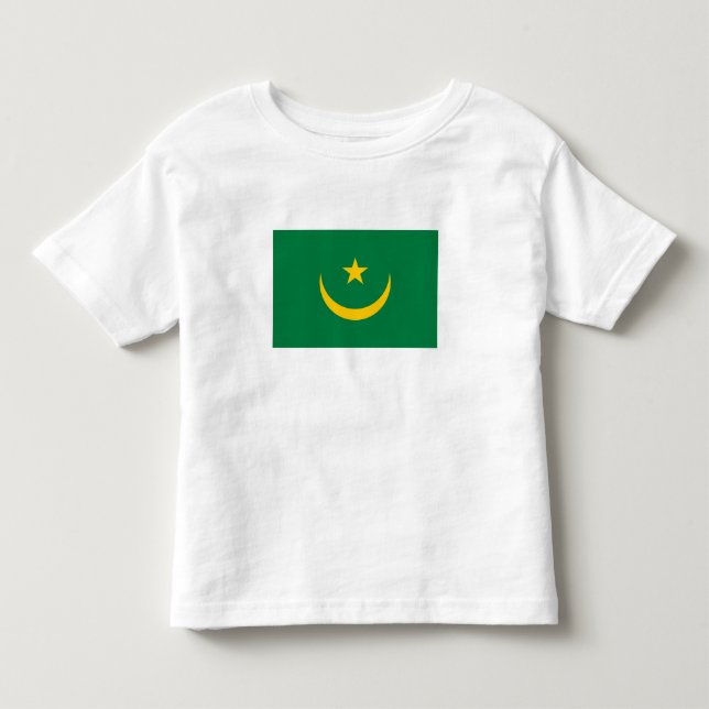 Mauretanien Alte Flagge Kleinkind T-shirt (Vorderseite)