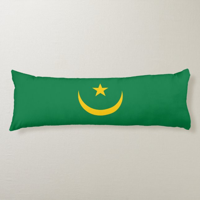Mauretanien Alte Flagge Seitenschläferkissen (Vorderseite)
