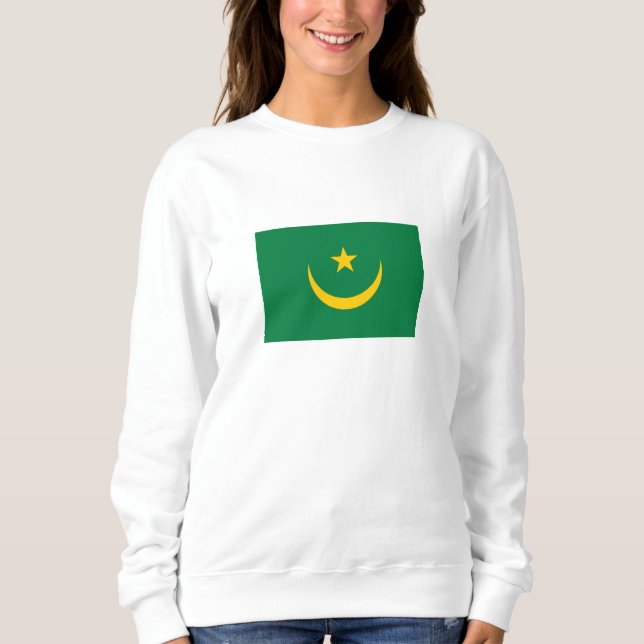 Mauretanien Alte Flagge Sweatshirt (Vorderseite)