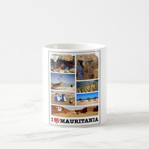 Mauretanien - I Liebe - Kaffeetasse